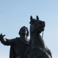 Медный всадник или памятник Петру I на Сенатской площади.