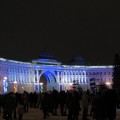 Проекционное шоу на Дворцовой площади.